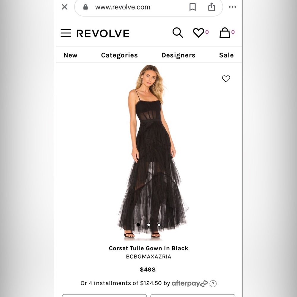 BCBG black dress